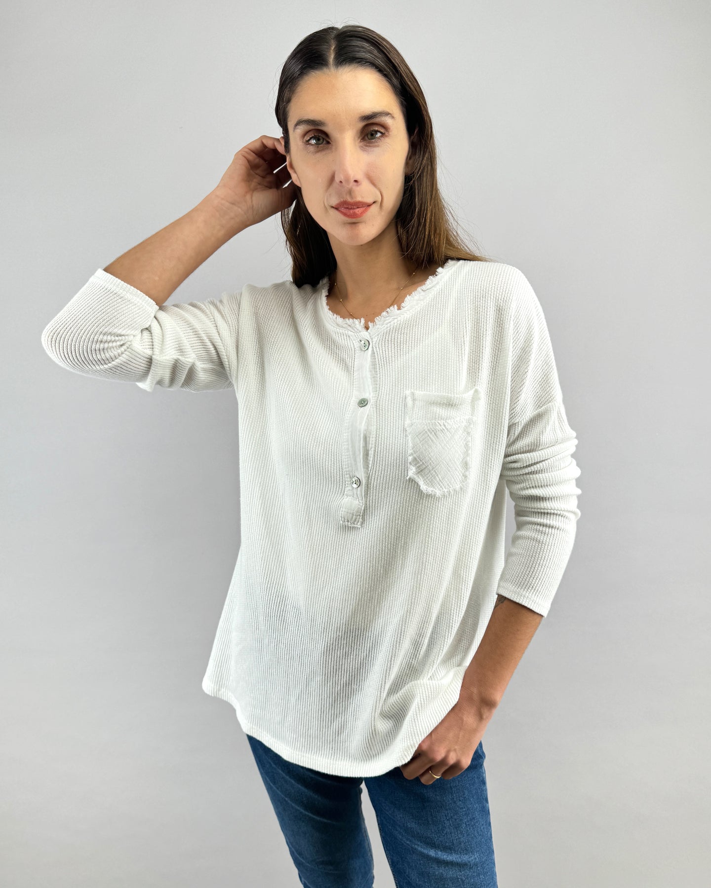 POLERA ITALIANA SIENA BLANCA