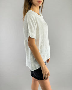 BLUSA LINO ITALIANO ADELA BLANCA