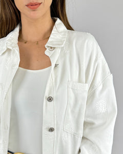 CHAQUETA JEANS CALABAZA OTTAWA BLANCA