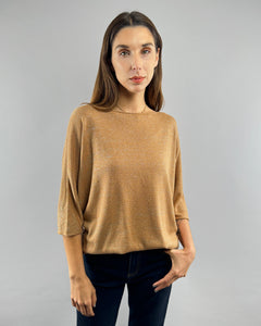 SWEATER ITALIANO BRILLO SEUL CAMEL